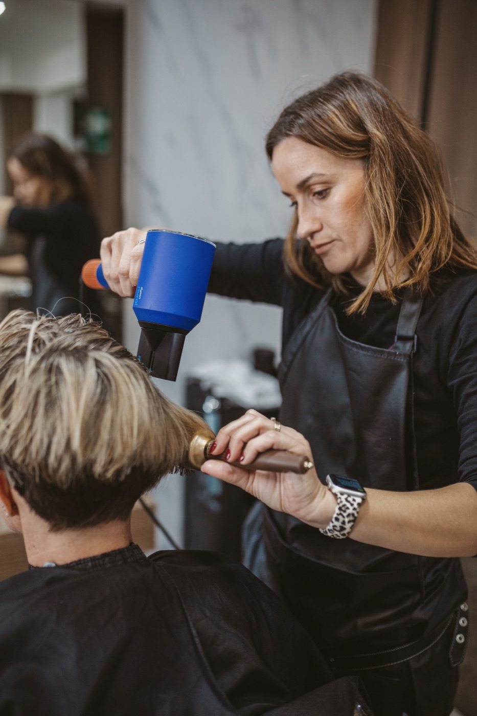Blow dry styling at Sara Bella Beauty Studio