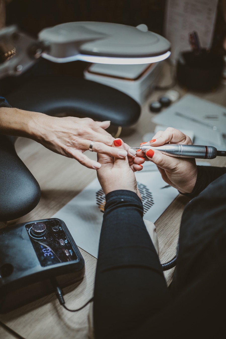 Professional nail treatment by Mónika at Sara Bella