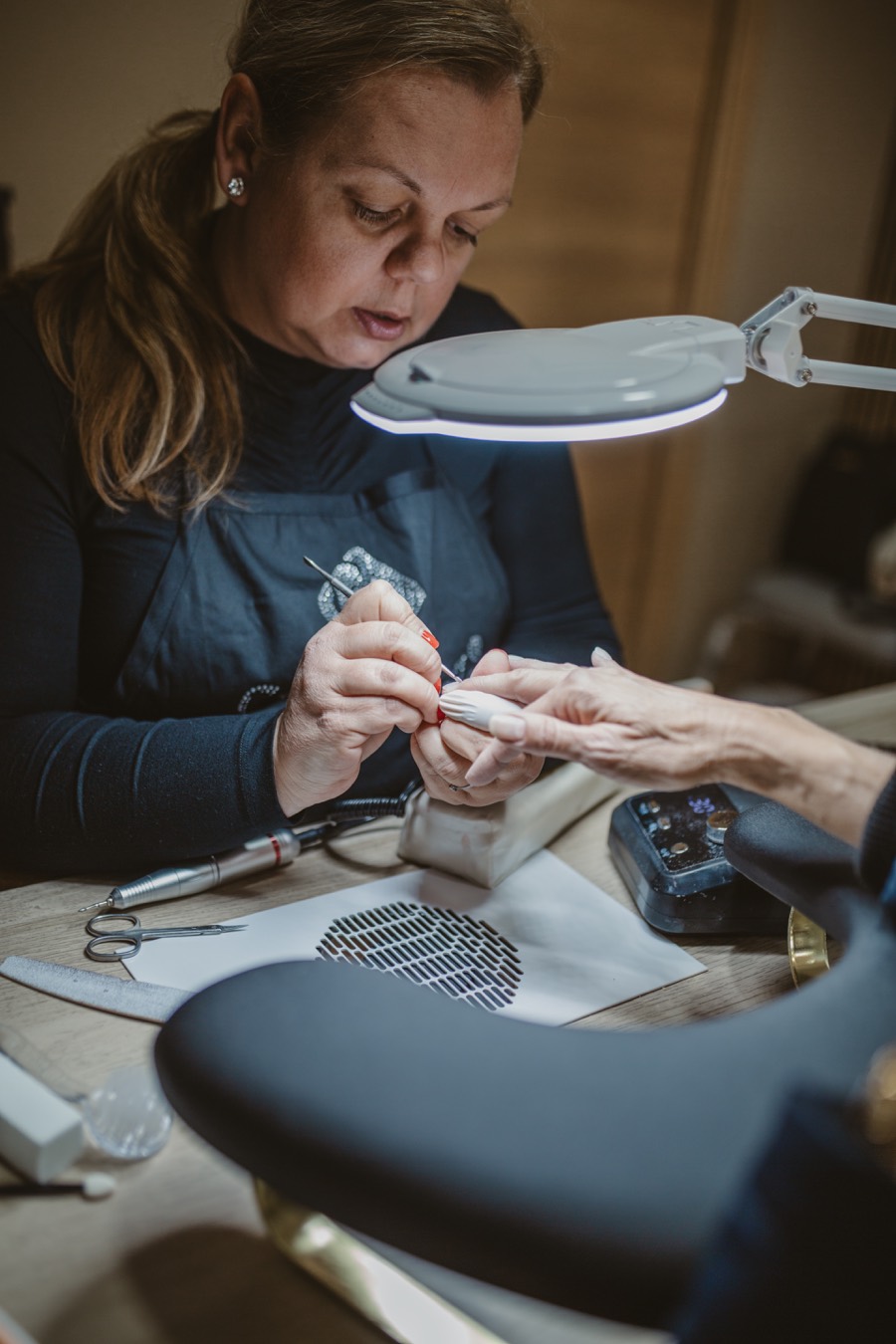 Mónika nail specialist at Sara Bella Beauty Studio